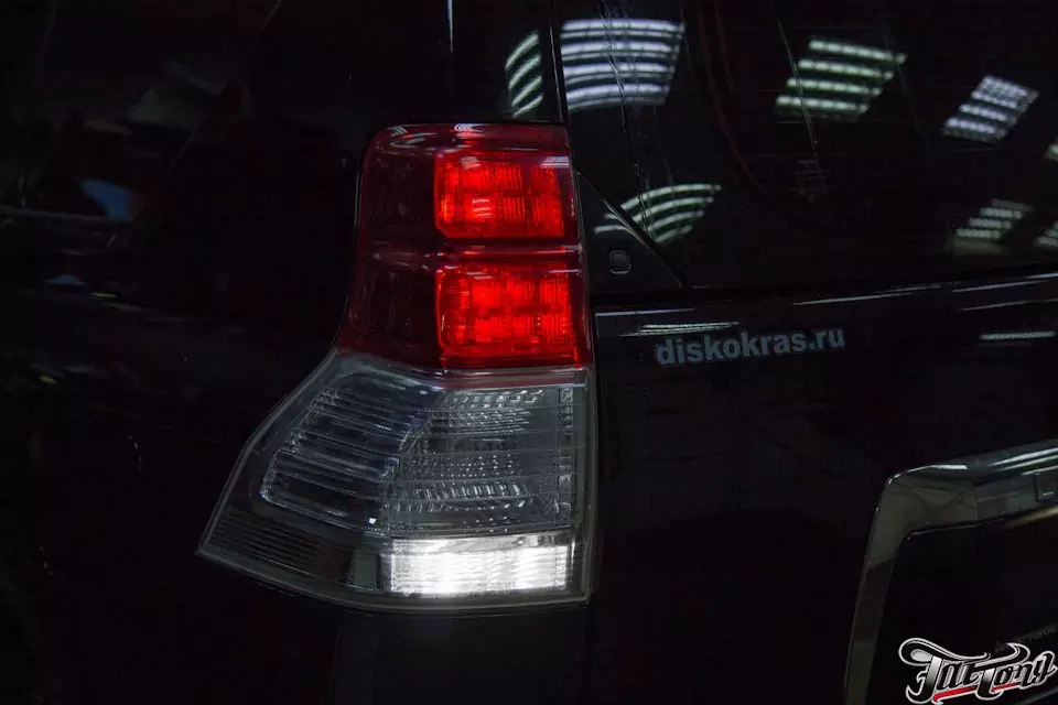 Toyota LandCruiser Prado. Установка светодиодных ламп HPL.